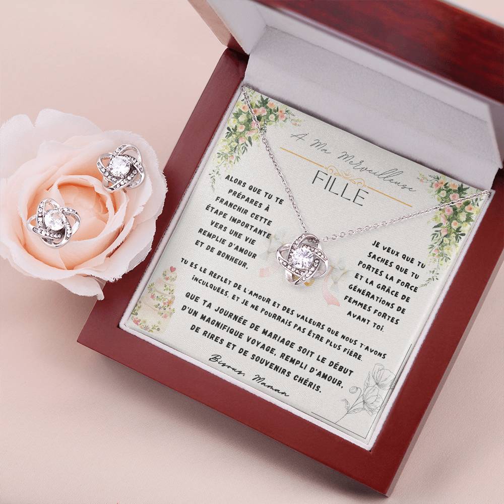 A ma fille - De maman - Mariage - Vie d'amour - French Bridal Gift