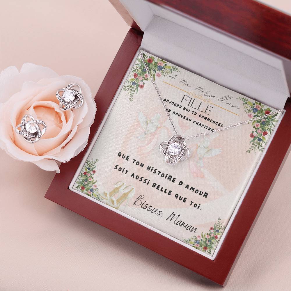 A ma fille - De maman - Mariage - Histoire d'amour - French Bridal Gift